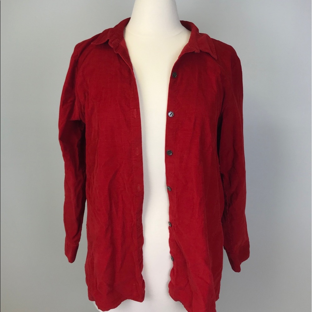 Red Corduroy J.Jill Jacket